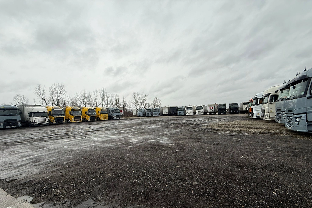 O mare parte din flota de transport a companiei Translora