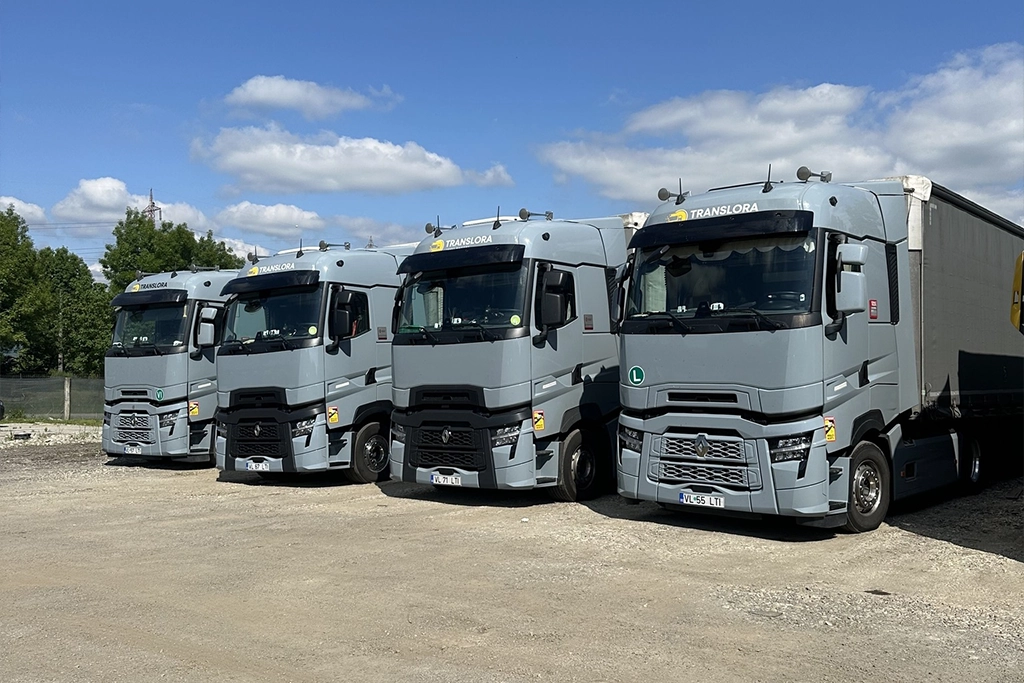 Camioanele Renault de ultima generatie din flota de transport international